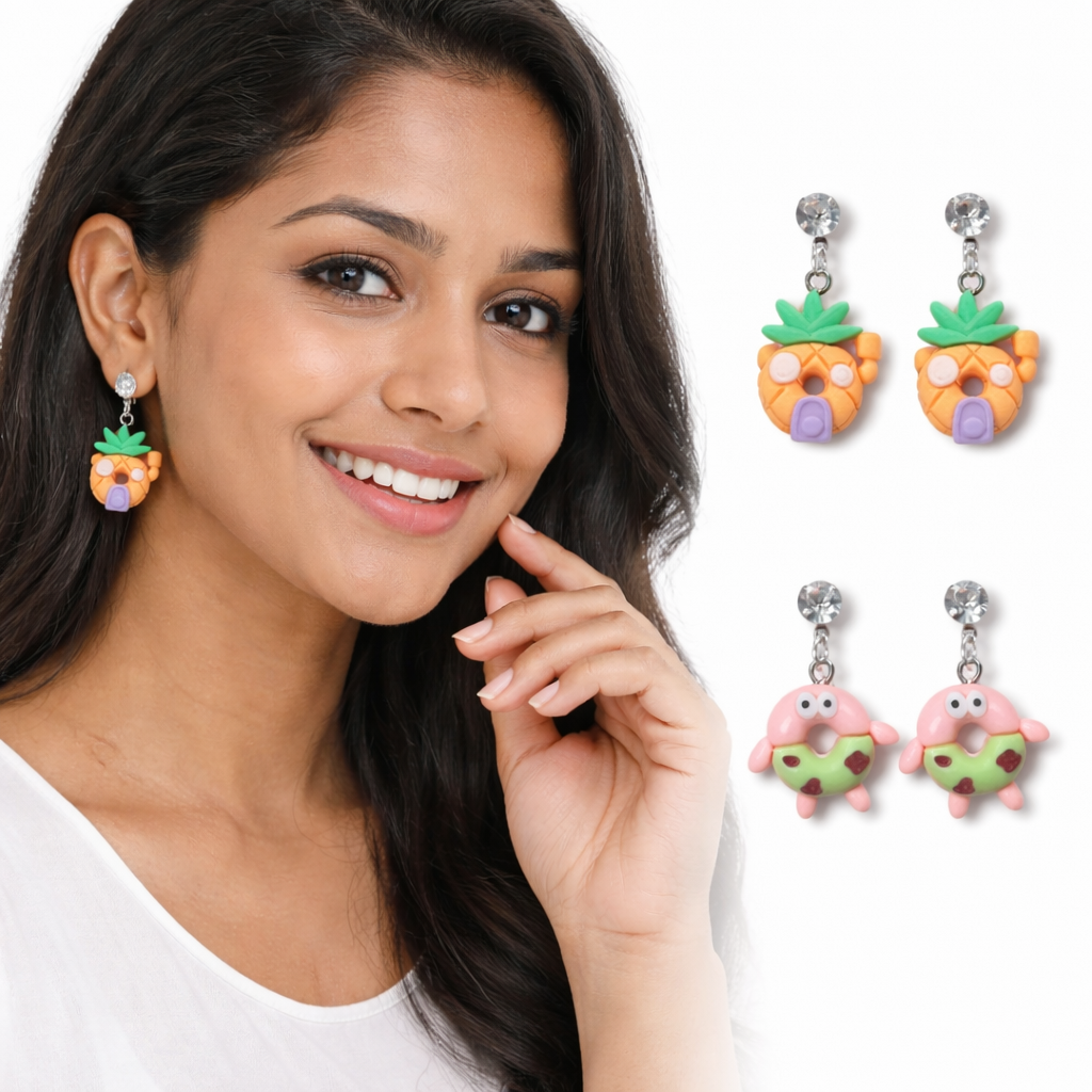 2 Earrings Combo