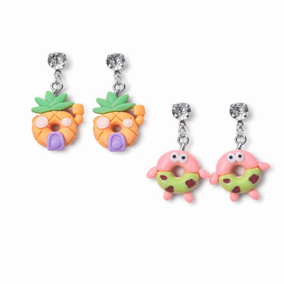 2 Earrings Combo