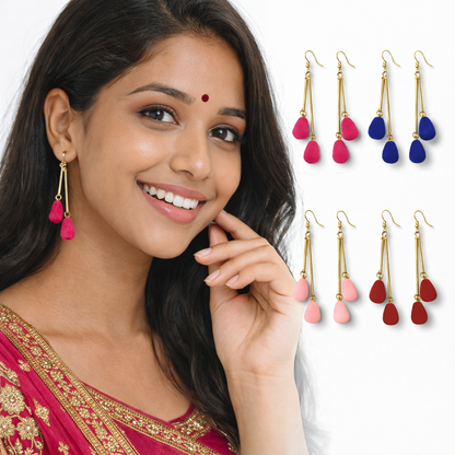 4 Earrings Combo