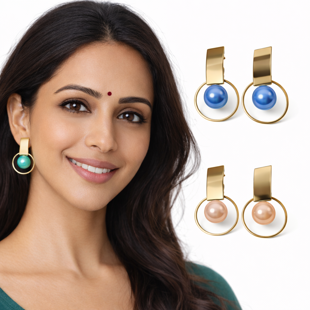 3 Earrings Combo