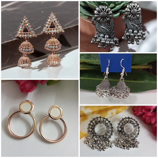 Combo of 5 Earrings