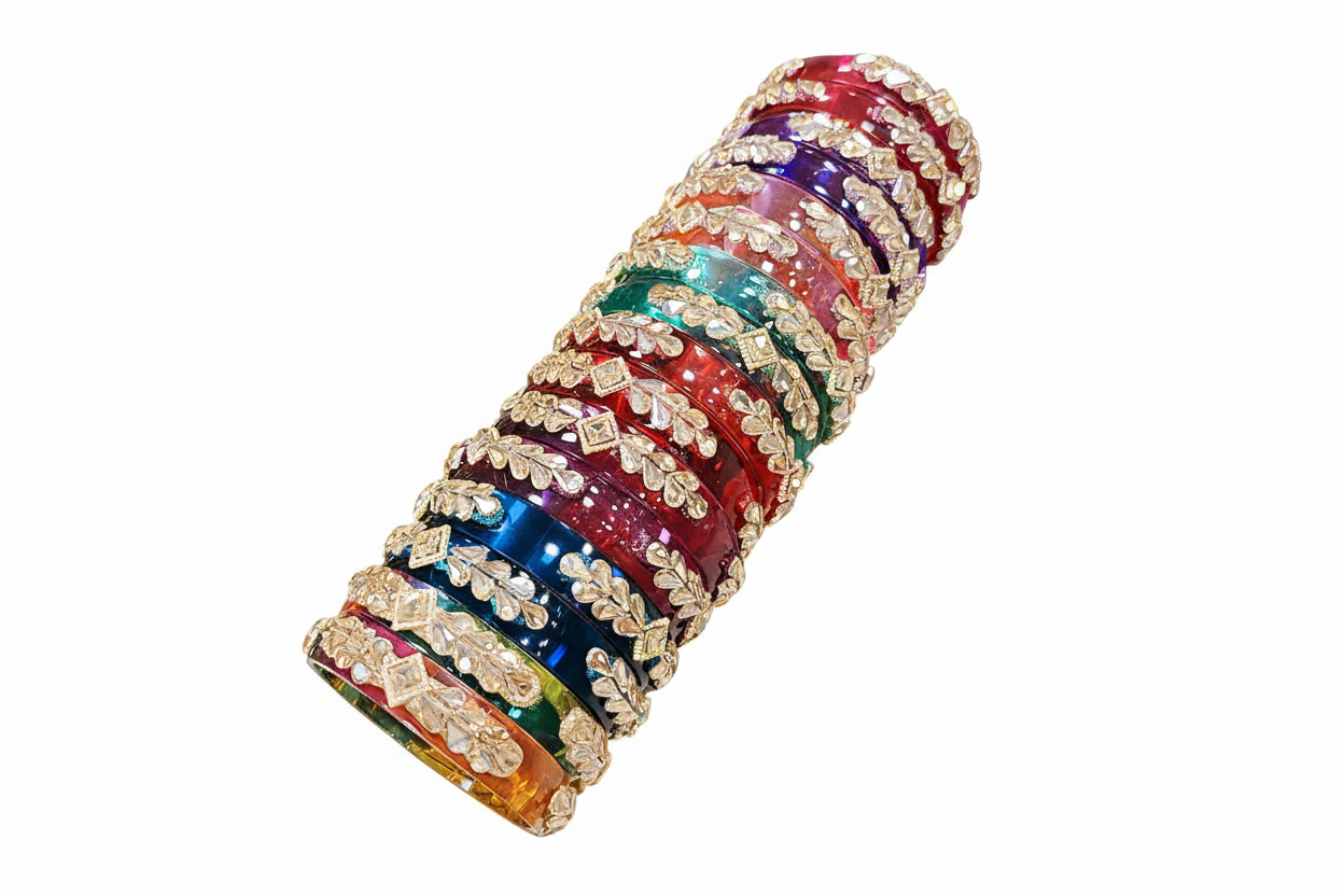 Transparent Bangle Set- 8 Colors