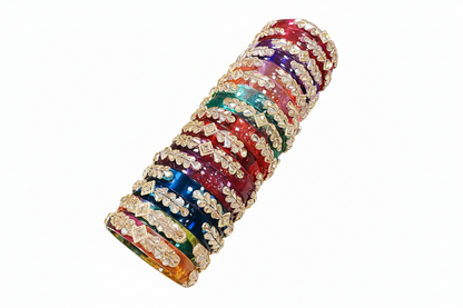 Transparent Bangle Set- 8 Colors