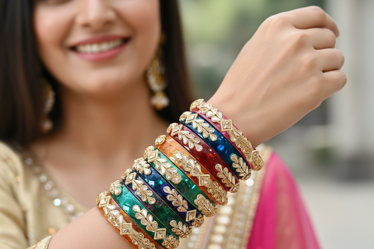 Transparent Bangle Set- 8 Colors