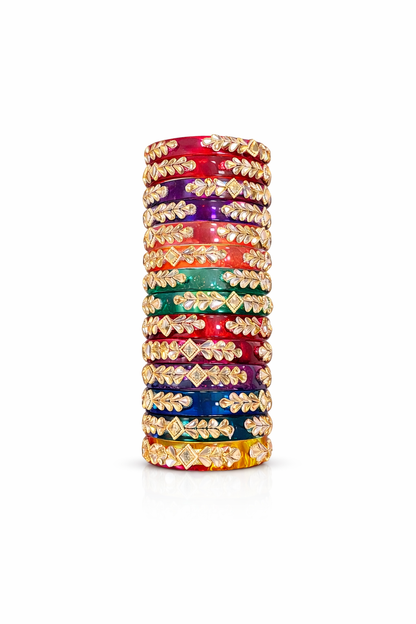 Transparent Bangle Set- 8 Colors