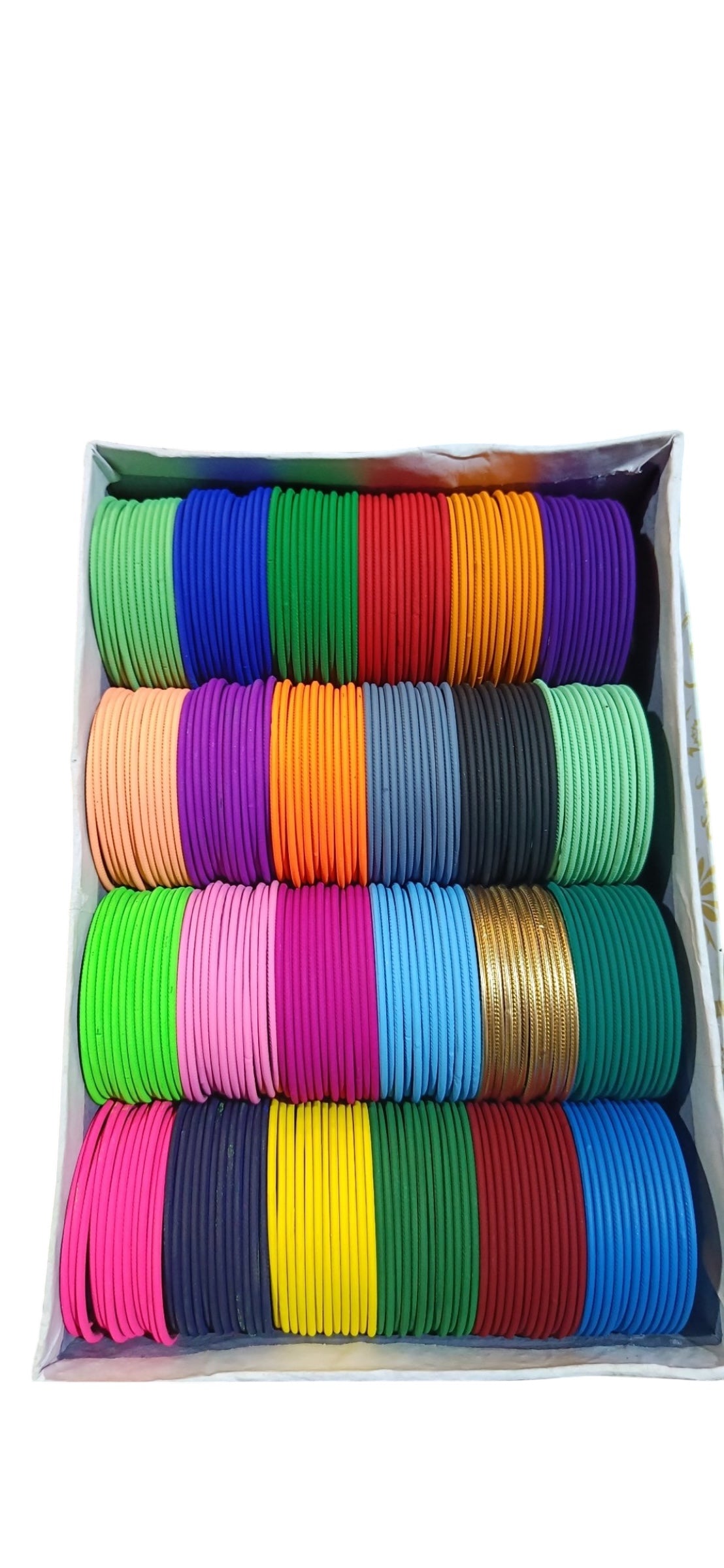 Metal Matte Bangles Set