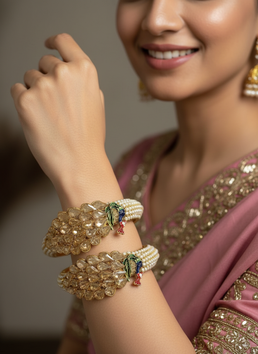 Beautiful Peacock Bangles
