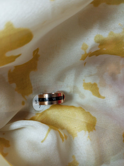 Anti Tarnish Rose Gold Ring- Premium Quality