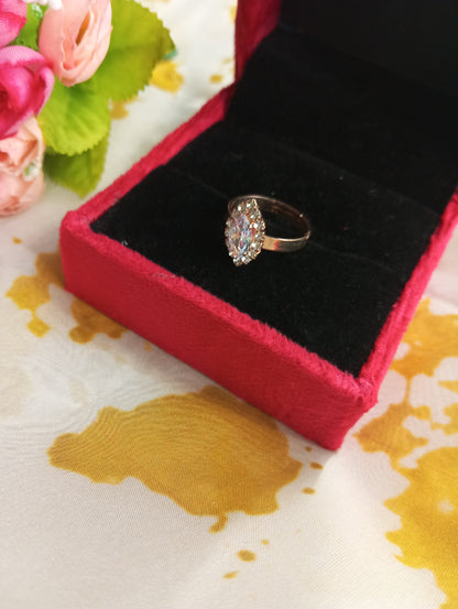 Rose Gold Stone Ring