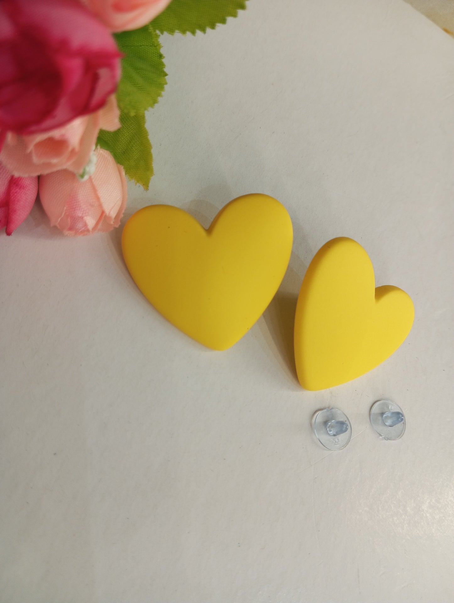 Heart Shaped Studs Earrings