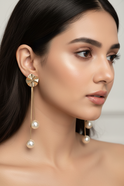 Pearl Hanging Earrings