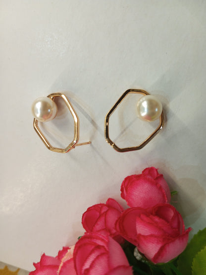 Earrings with Pearl ending