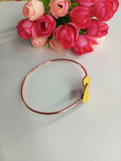 Yellow Leaf Adjustable Bracelet