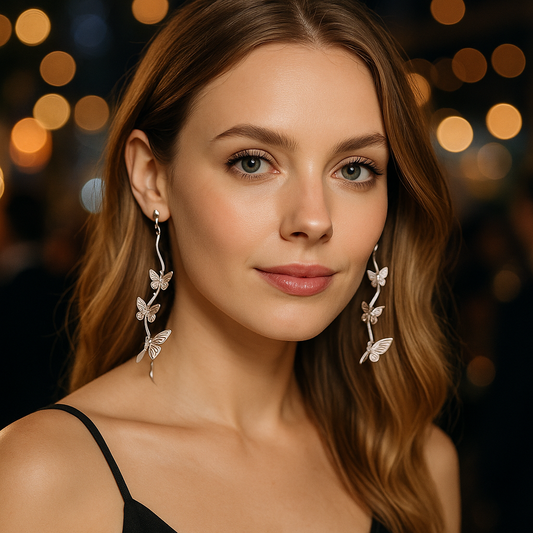 Butterflies Drop Earrings