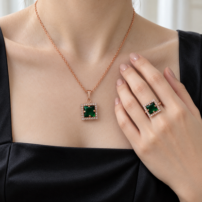 Chain with Pendant and Ring