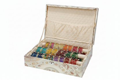 Raindrop Glass Ghungru Bangles Box