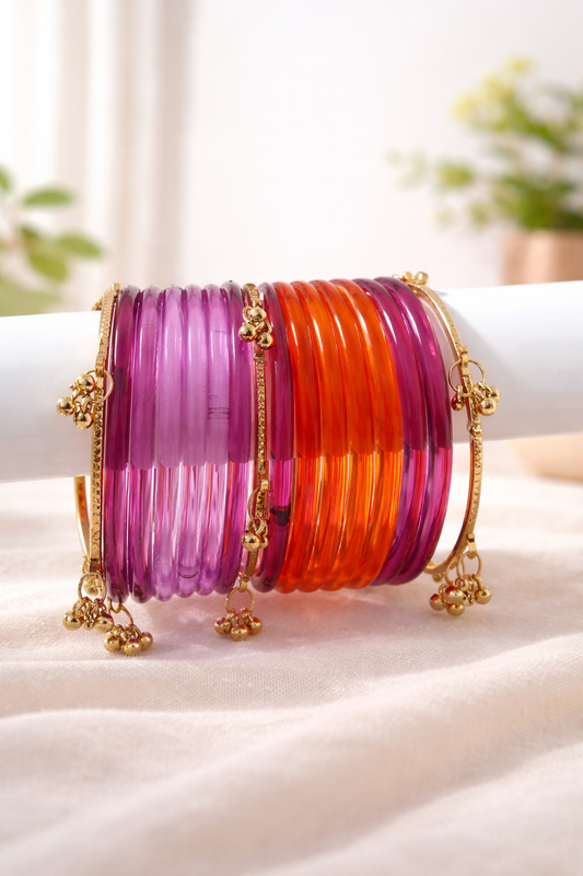 Viral Jelly Ghungroo Bangle Set_rdt285