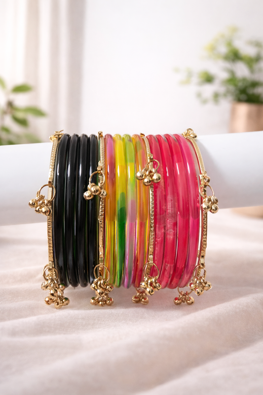 Viral Jelly Ghungroo Bangle Set_rdt284