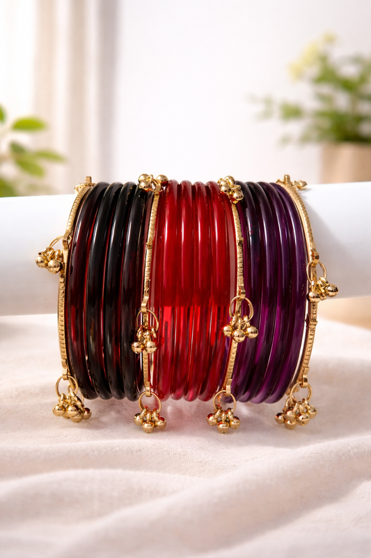 Viral Jelly Ghungroo Bangle Set_rdt283