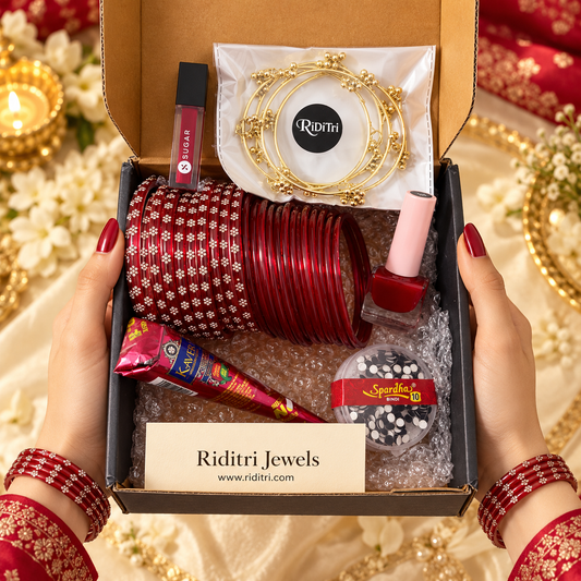Festive Bangle Gift Hamper – Red