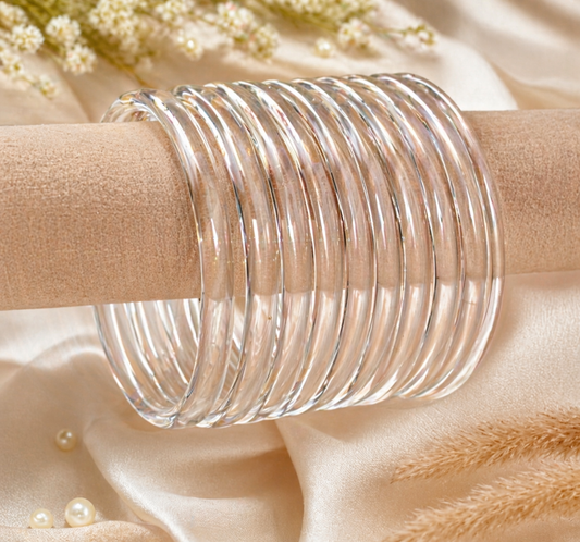 Viral Water Jelly Glass Bangles