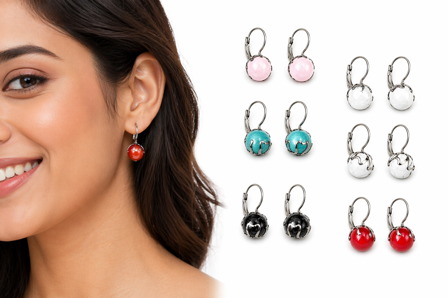 5 All Colors Earrings Combo