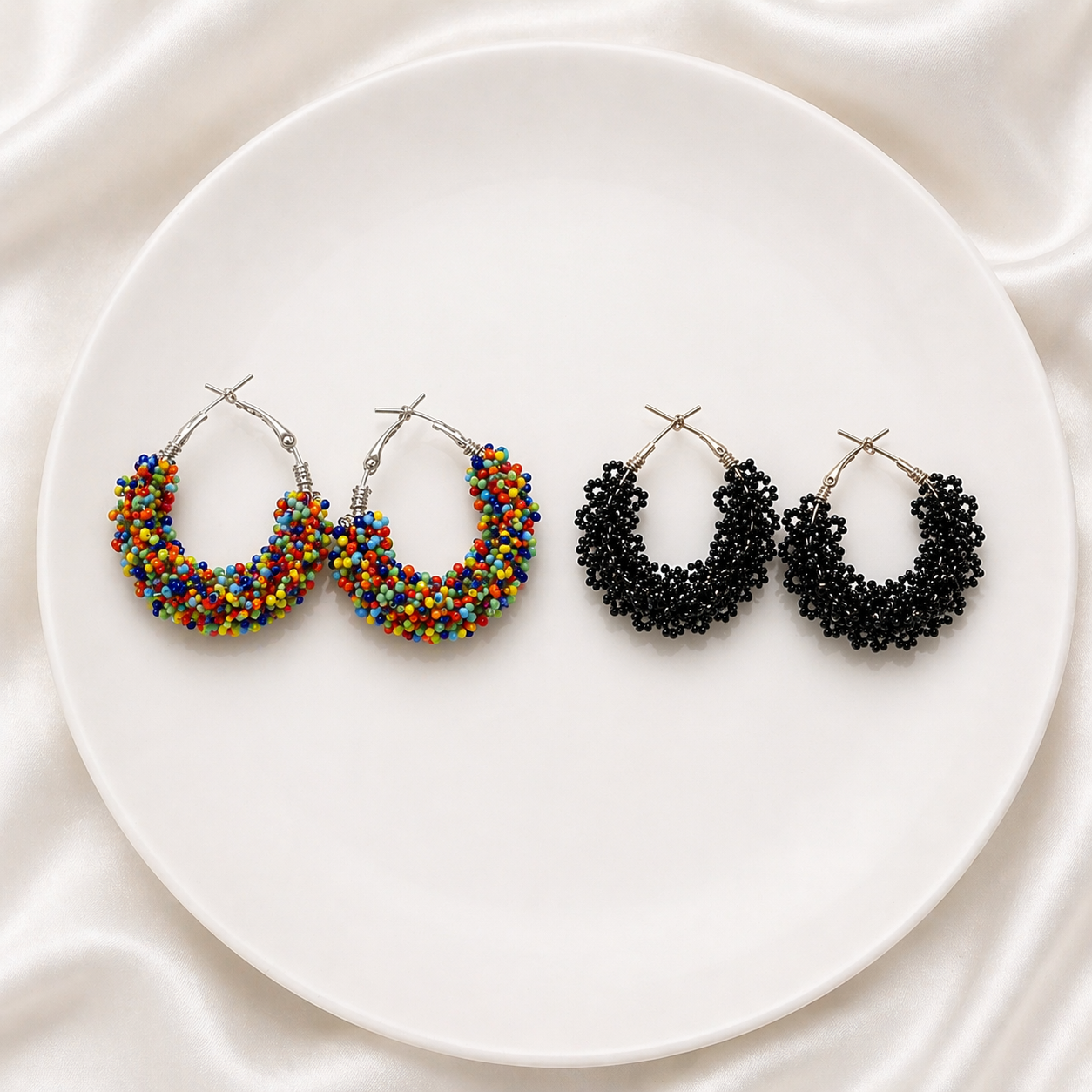 2 Hoops Earrings Combo