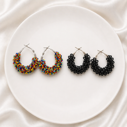 2 Hoops Earrings Combo