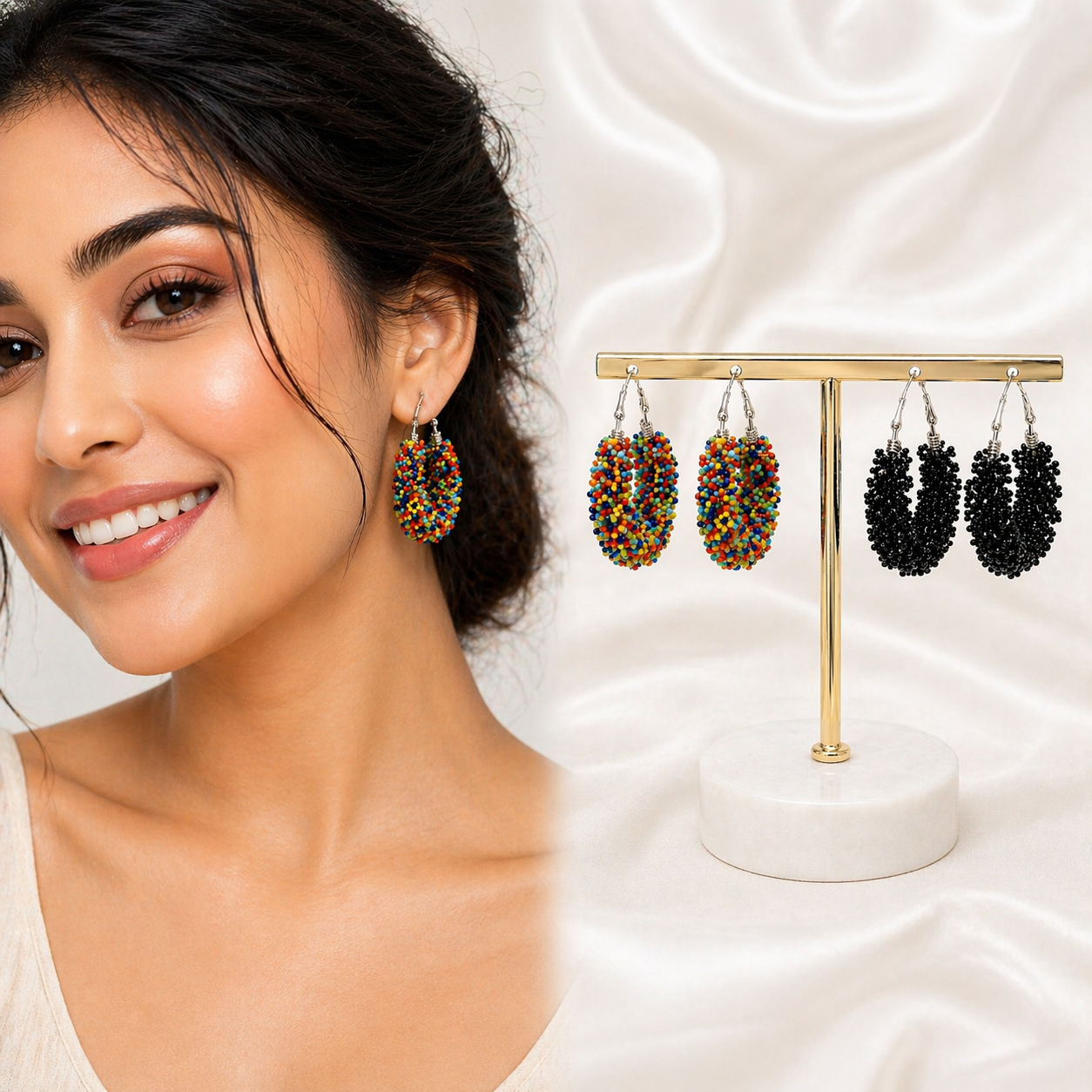 2 Hoops Earrings Combo