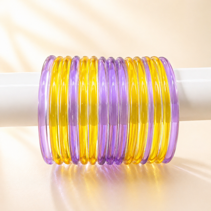 Viral Jelly Glass Bangles-RDTYP