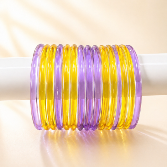 Viral Jelly Glass Bangles-RDTYP
