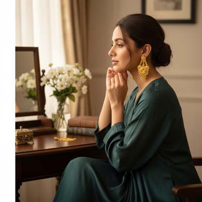 Gold Plated Vamika v3 Earrings