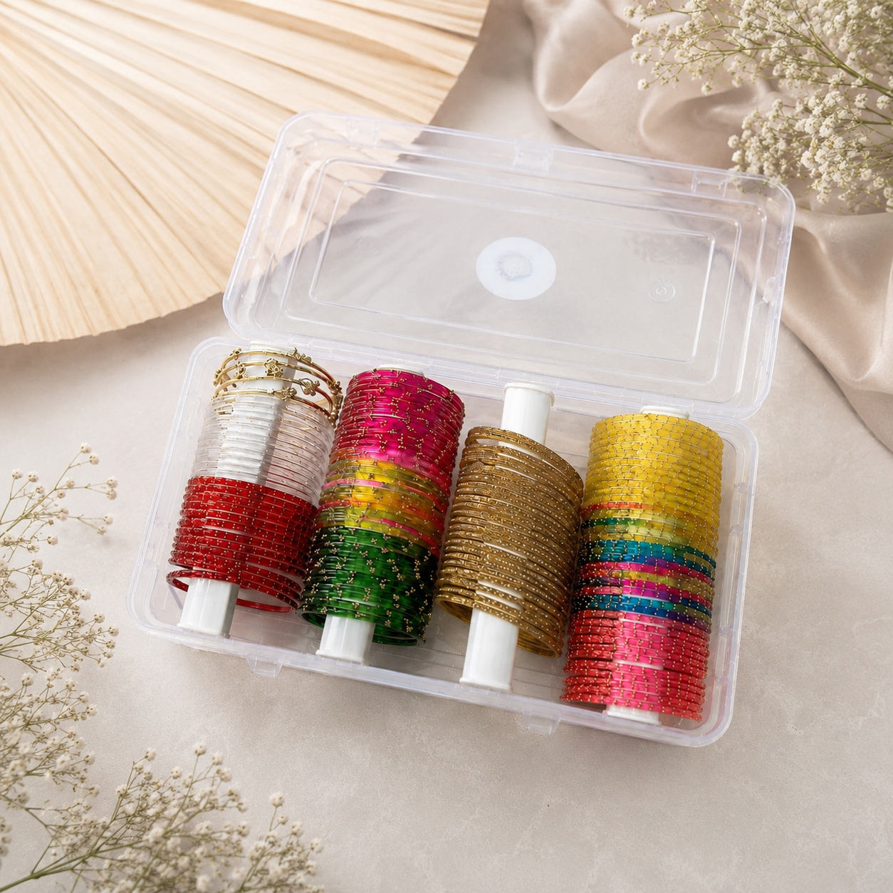 Viral Glass Bangles Combo Box