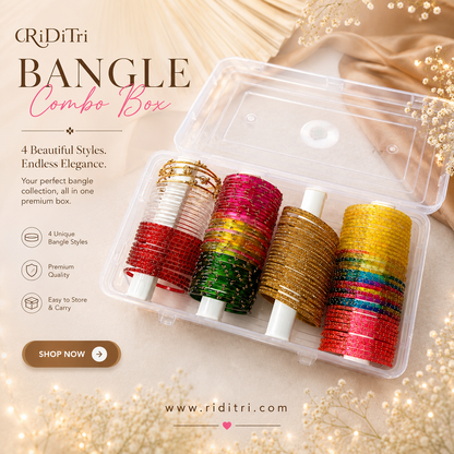 Viral Glass Bangles Combo Box