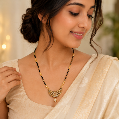 Cz studded Long Mangalsutra