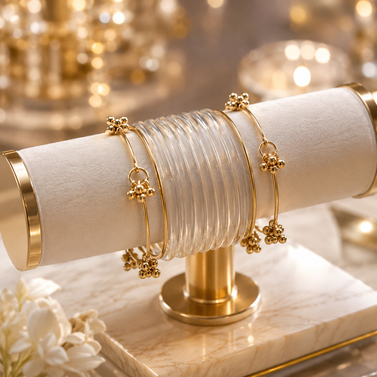 Viral Ghungroo Water Jelly Glass Bangles