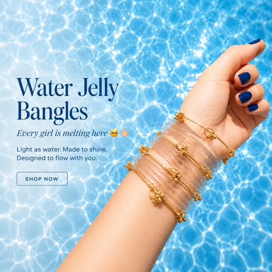 Viral Ghungroo Water Jelly Glass Bangles