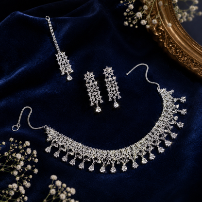 Voilla AD Necklace Set