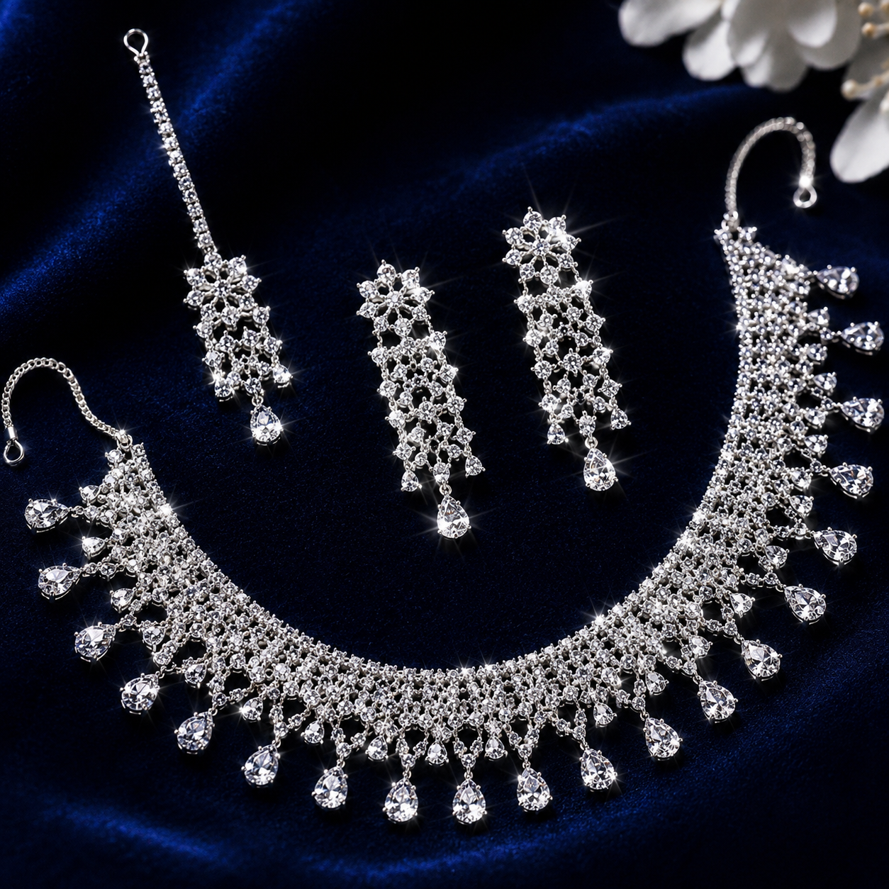 Voilla AD Necklace Set