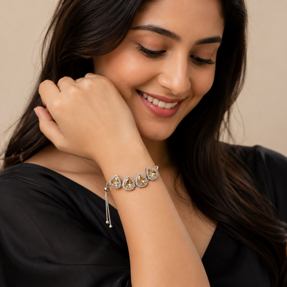 Olive Nayana Adjustable Bracelet