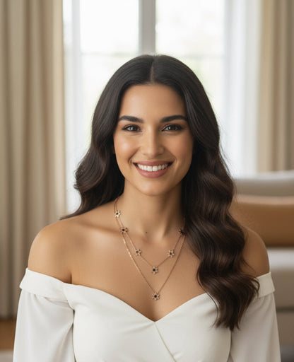 Anti Tarnish Layered Chain Necklace