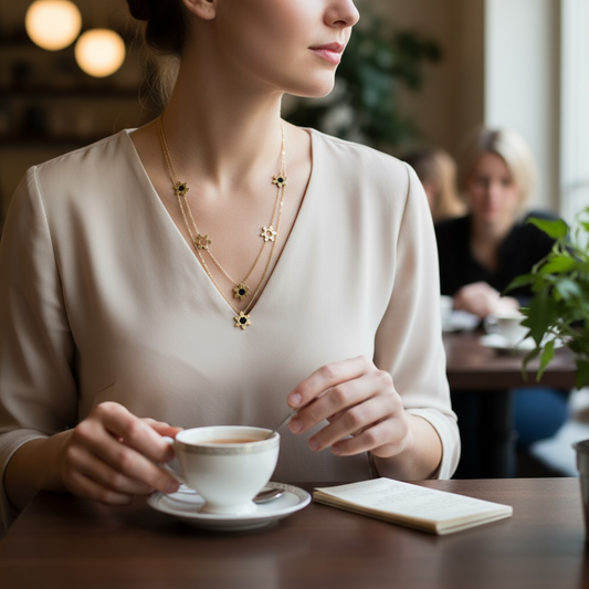 Anti Tarnish Layered Chain Necklace