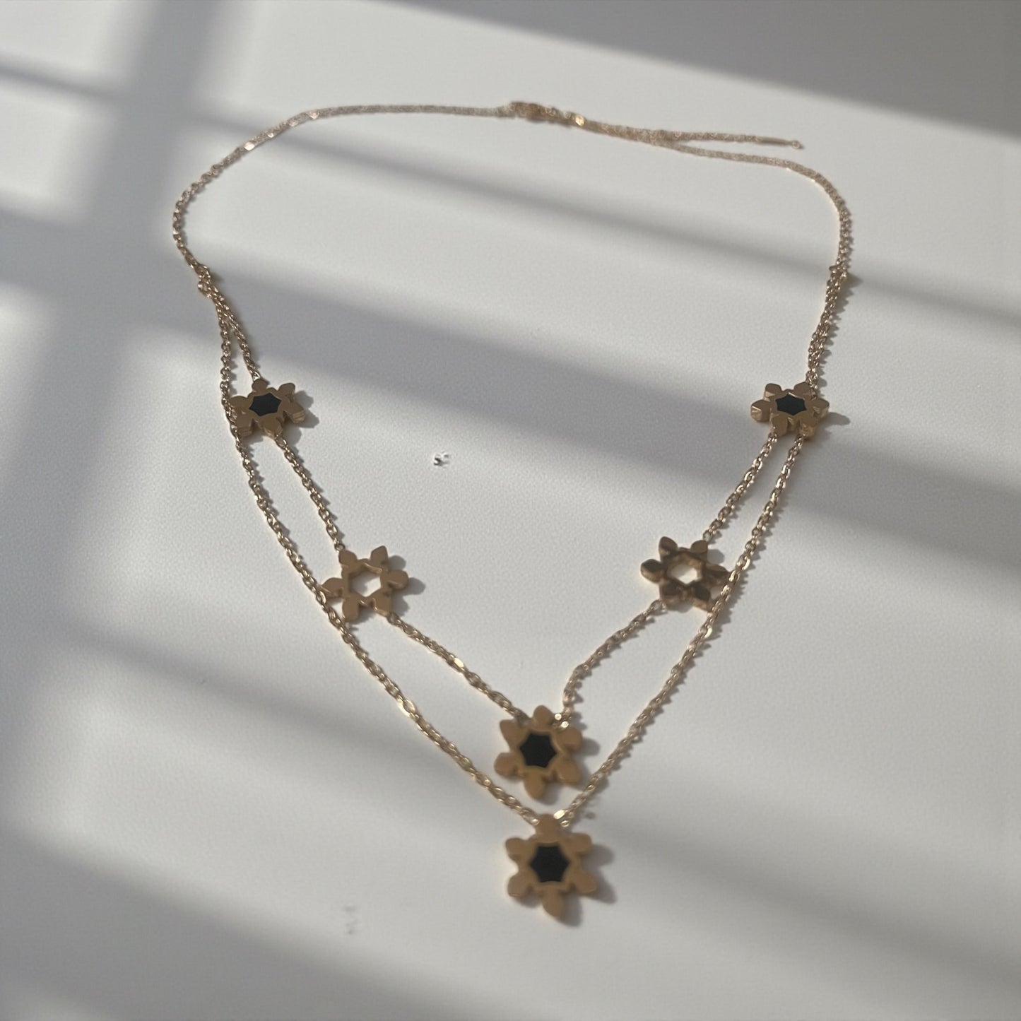 Anti Tarnish Layered Chain Necklace