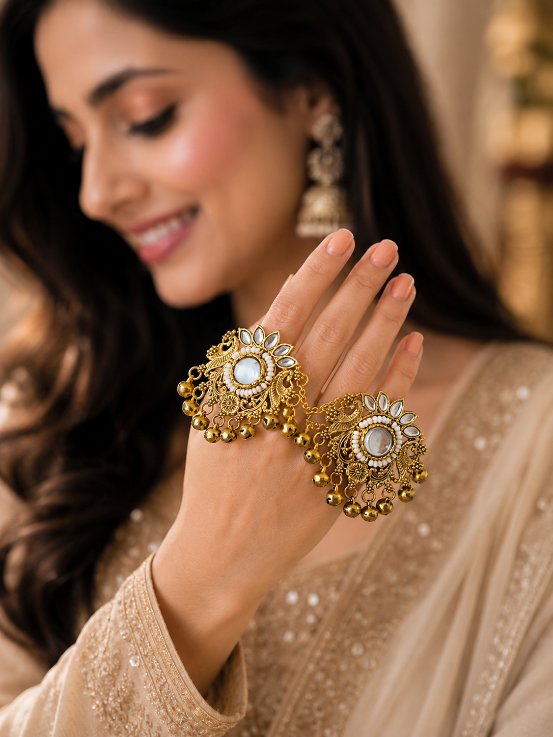 Adjustable Kashmiri Ghungroo Ring