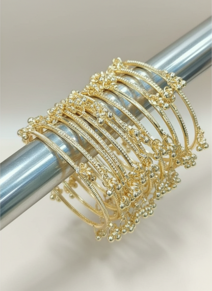Viral Ghungroo Bangles- Set of 12 Bangles