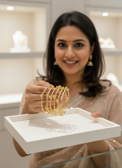 Viral Ghungroo Bangles- Set of 12 Bangles