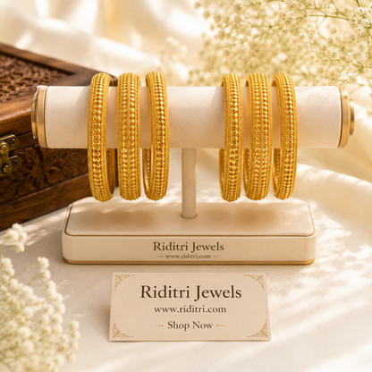 Swarna Gold Plated Bangles Set