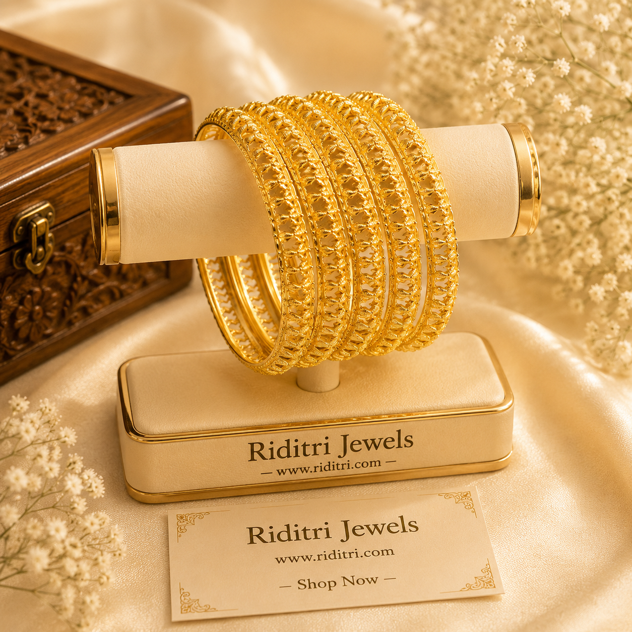 Sunehari Gold Plated Bangles Set