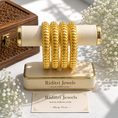 Sunehari Gold Plated Bangles Set