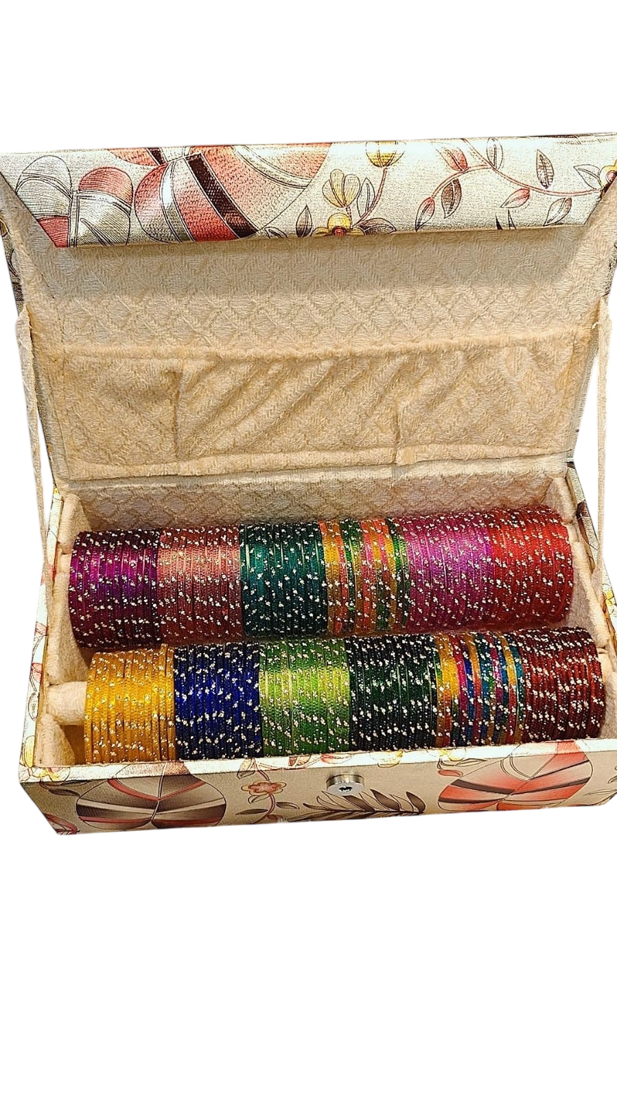Glass Stone Bangles Box-2 Rolls